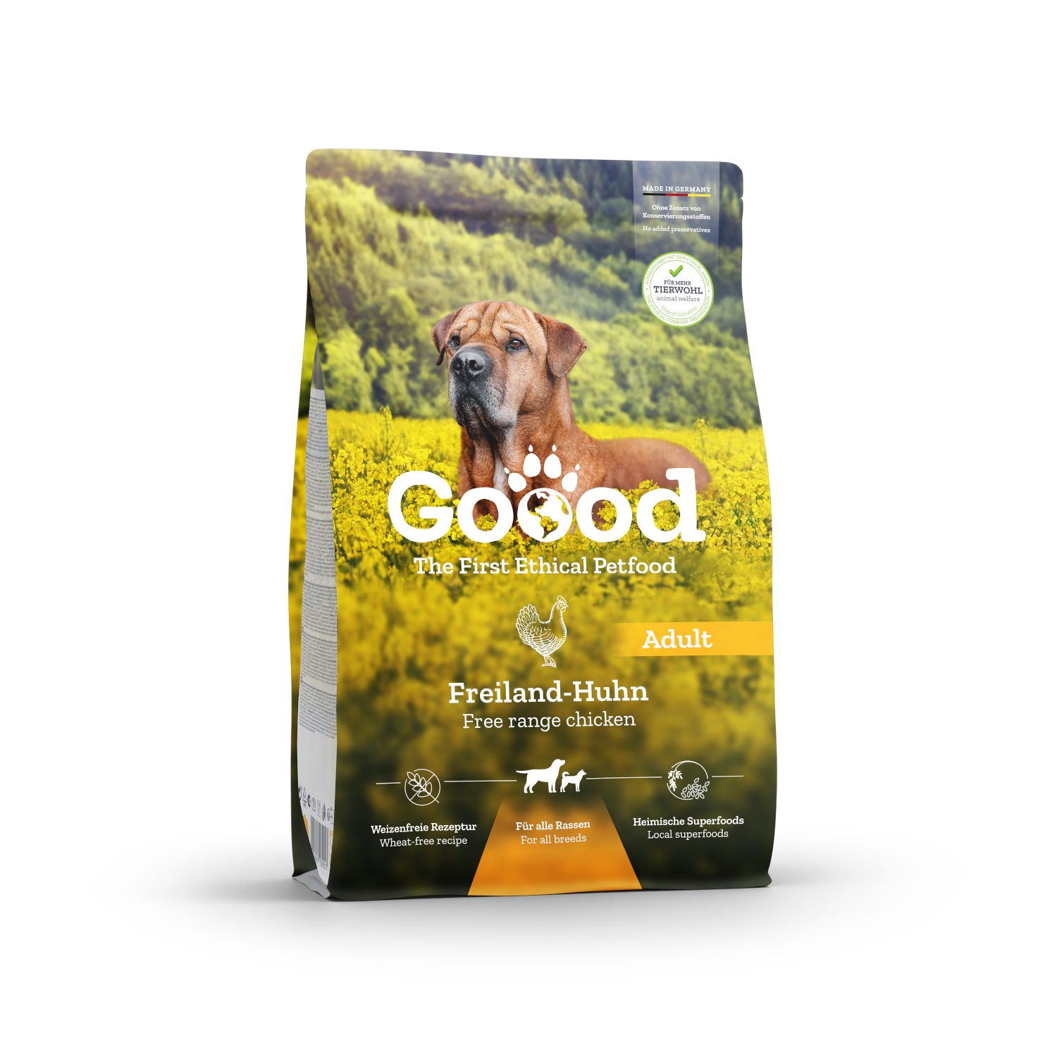 Croquettes chien adulte au poulet fermier